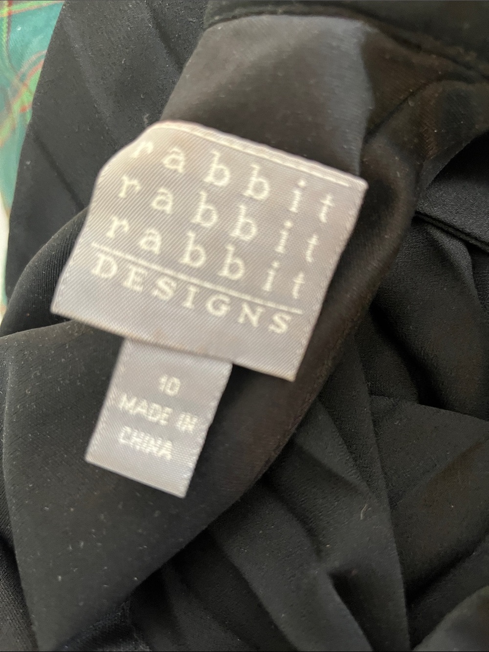 Rabbit Rabbit Rabbit Black Women's Dress - Picture 8 of 8